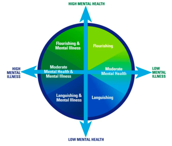 Complete state model of mental health